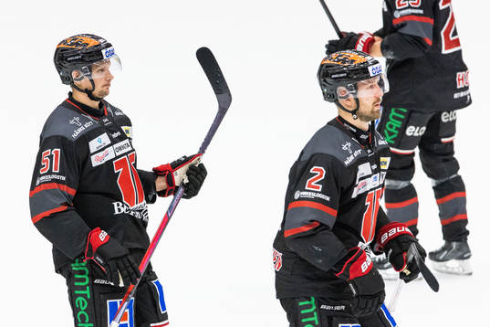 Örebros Kristian Näkyvä och Rasmus Rissanen deppar