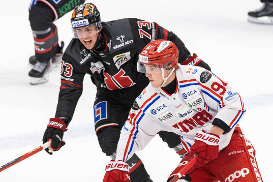 Örebros Oliver Eklind och Timrås Sebastian Hartmann