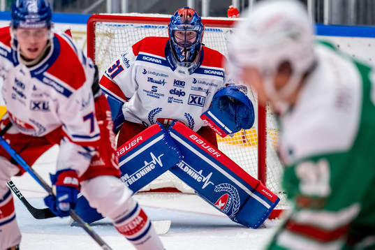 Oskarshamns målvakt Tim Juel