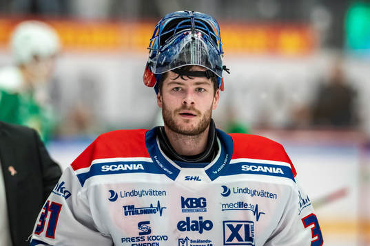 Oskarshamns målvakt Tim Juel