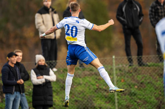Simrishamns Pontus Wiktorsson jublar