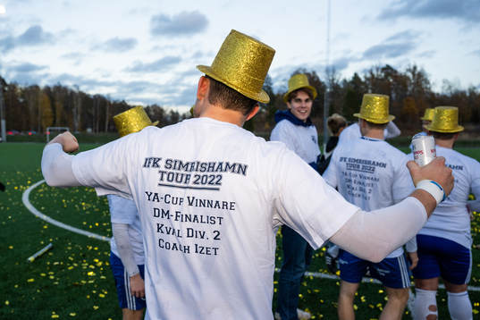 Simrishamns spelare jublar