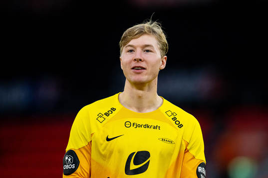 Goalkeeper Mathias Dyngeland of Brann