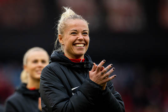 Therese Sessy Åsland of Brann at half-time