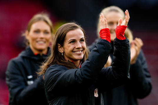 Tuva Hansen of Brann celebrates at half-time