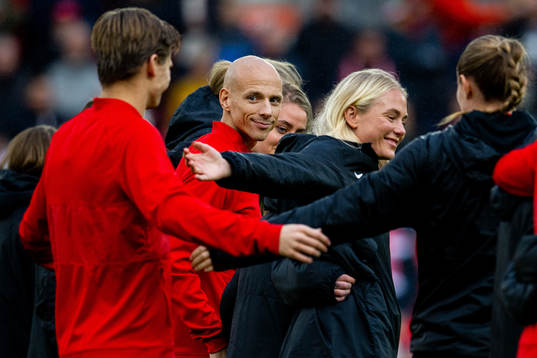 Ruben Kristiansen and Guro Bergsvand of Brann