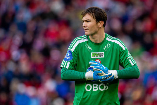 Goalkeeper Jonas Vatne Brauti of KFUM