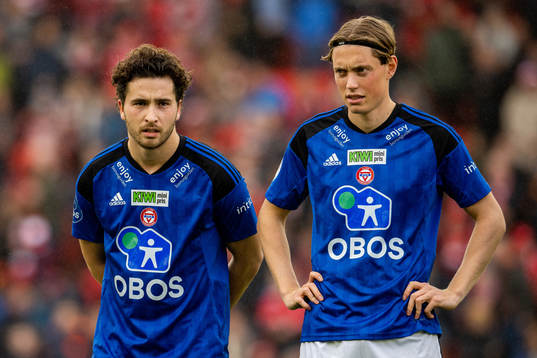 Håkon Helland Hoseth and Tore Andre Sørås of KFUM