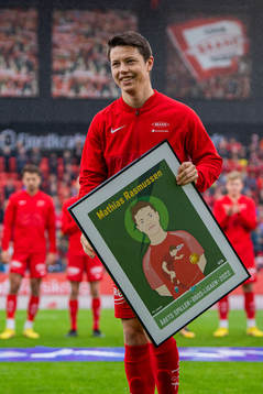Mathias Rasmussen of Brann with the player of the season