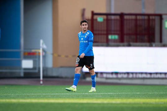 Halmstads Emil Tot Wikström deppar