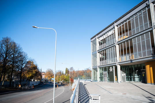 Exteriör vy av Studenternas IP