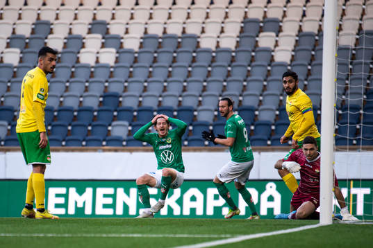 Jönköpings Södras Robin Book deppar