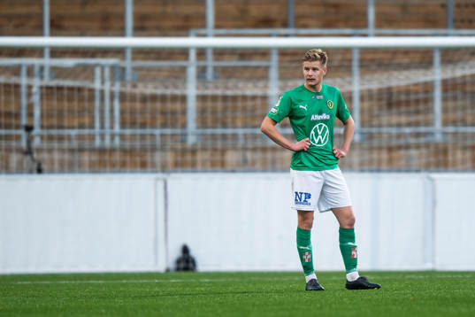 Jönköpings Södras Arvid Eriksson deppar