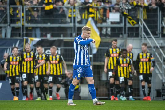 IFK Göteborgs Oscar Wendt droppar