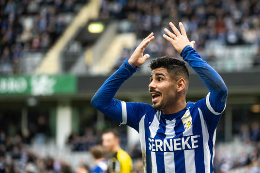 IFK Göteborgs Hosam Aiesh deppar