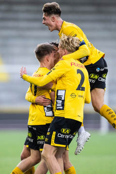 Elfsborgs spelare jublar