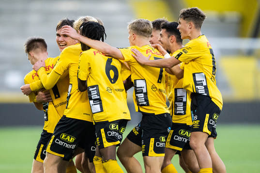 Elfsborgs spelare jublar
