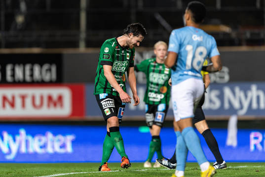 Varbergs Robin Tranberg deppar