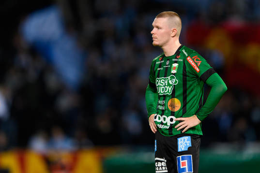 Varbergs Anton Liljenbäck deppar