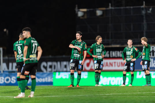Varbergs Robin Tranberg deppar