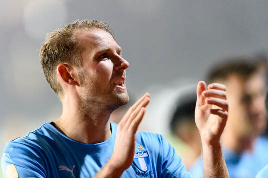 Malmö FFs Ola Toivonen jublar