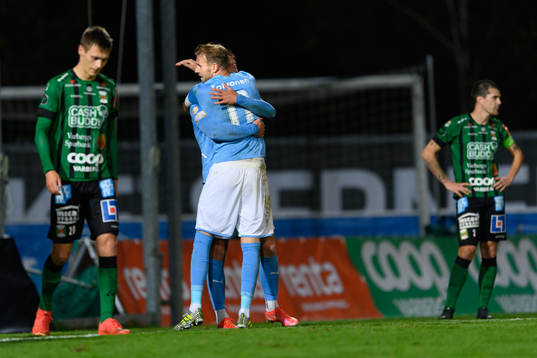 Malmö FFs spelare jublar