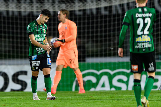 Varbergs Ismet Lushaku deppar
