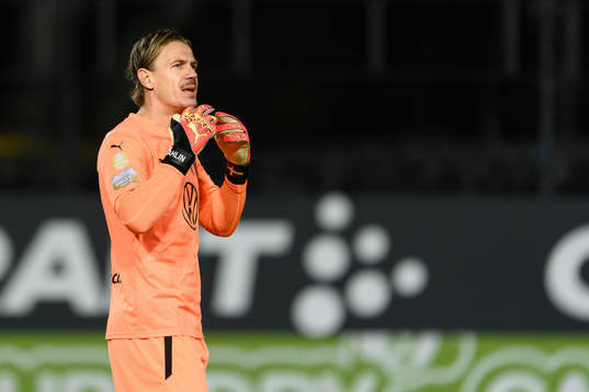 Malmö FFs målvakt Johan Dahlin