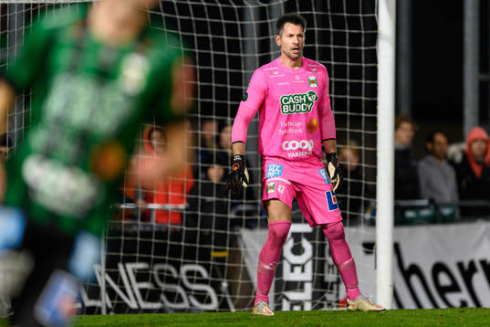Varbergs målvakt Stojan Lukic