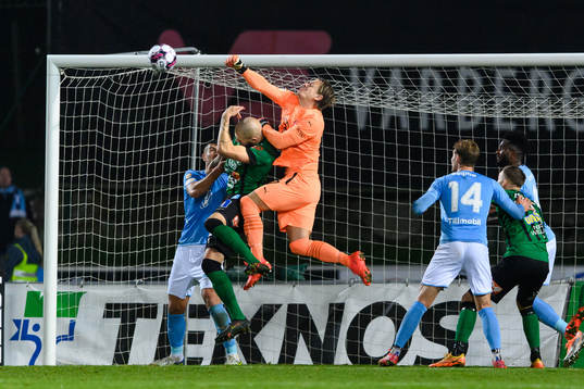 Malmö FFs målvakt Johan Dahlin