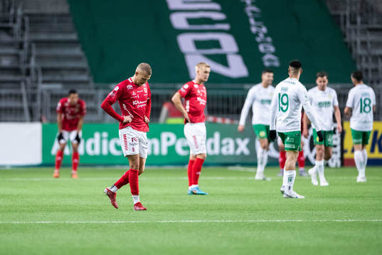 Kalmars Rasmus Sjöstedt deppar