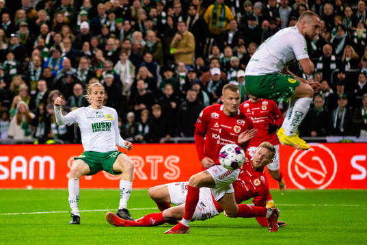 Hammarbys Gustav Ludwigson gör 2-0