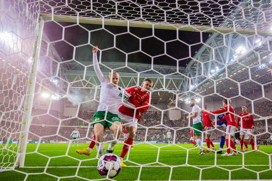 Hammarbys Gustav Ludwigson gör 1-0