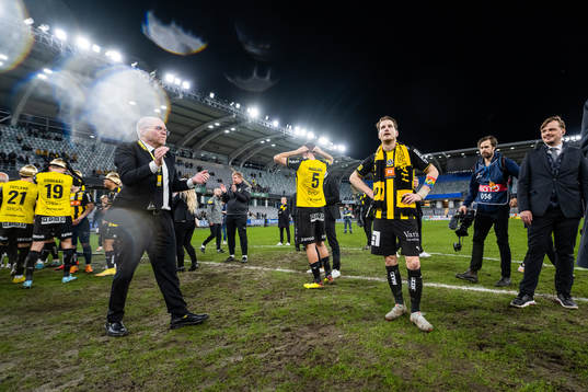 Häckens ordförande Anders Billström och Erik Friberg
