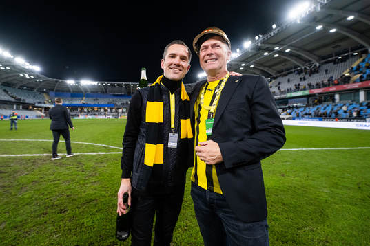 Häckens sportchef Martin Ericsson och före detta