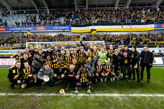 Häcken jublar över SM-guldet