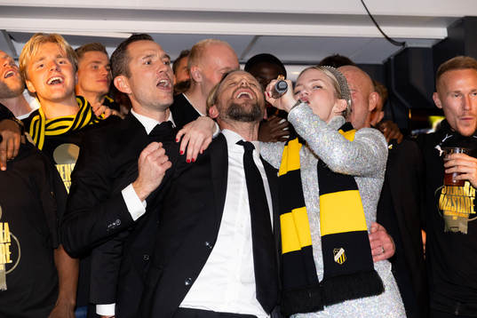 Häckens sportchef Martin Ericsson och klubbchef Marcus