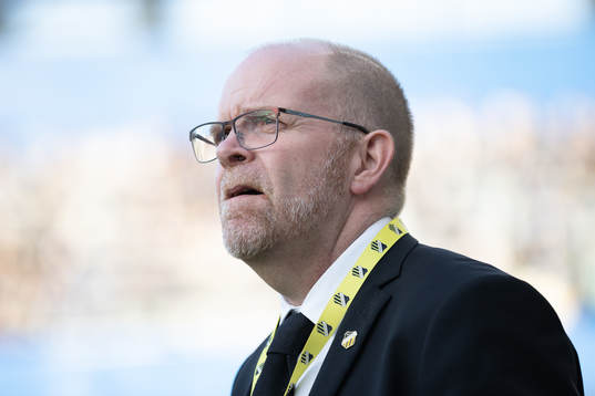 Häckens ordförande Anders Billström innan