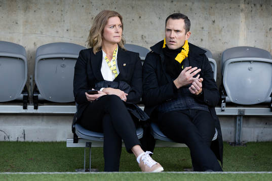 Häckens styrelseledamot Louise Karlsson och sportchef