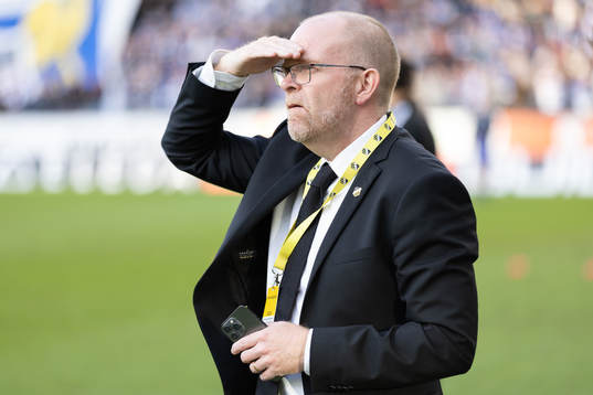 Häckens ordförande Anders Billström innan
