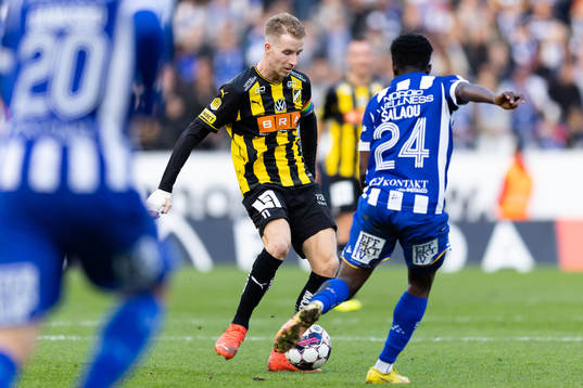 Häckens Samuel Gustafson och IFK Göteborgs Abundance