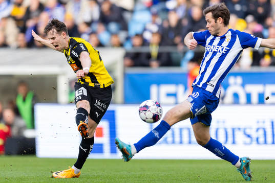 Häckens Lars Olden Larsen och IFK Göteborgs Emil