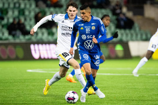 GIF Sundsvalls Joe Corona och Sirius Jamie Roche