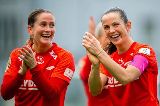 Ingrid Ryland and Tuva Hansen of Brann