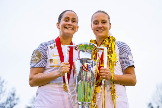 Ingrid Ryland and Lisa Fjeldstad Naalsund of Brann