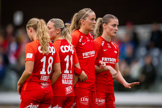 Maria Dybwad Brochmann and Svava Ros Gudmundsdottir of Brann