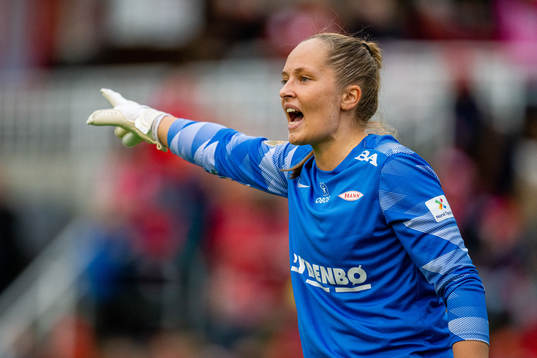 Goalkeeper Aurora Mikalsen of Brann