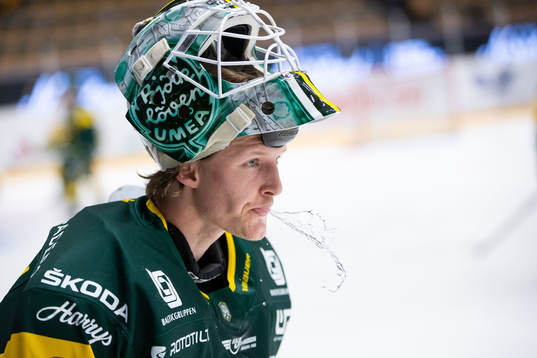 Björklövens målvakt Joona Voutilainen
