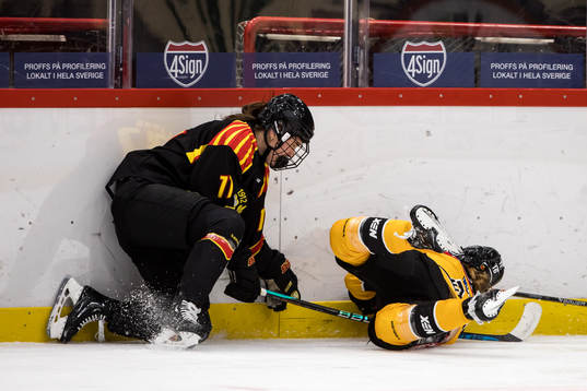 Brynäs Sofia Ljung och Luleås Petra Nieminen