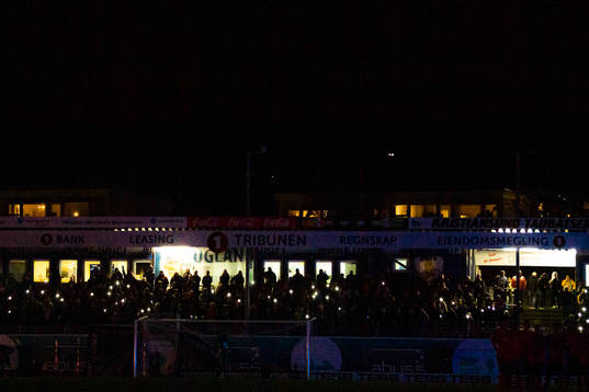Loss of power at Kristiansund Stadion